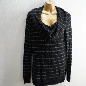 White house black market striped tunic sweater size M.